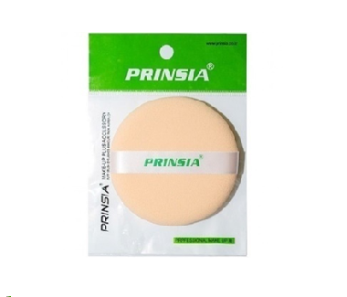 Bông phấn tròn to màu vàng Pinsia 1p